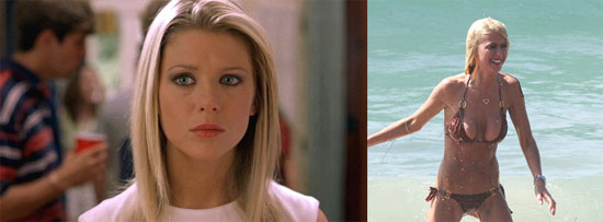 Tara Reid's change of appearance